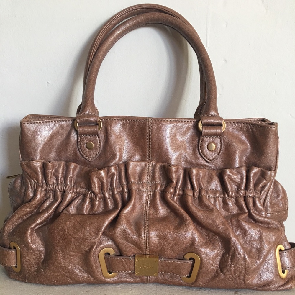 Blush pink handbag